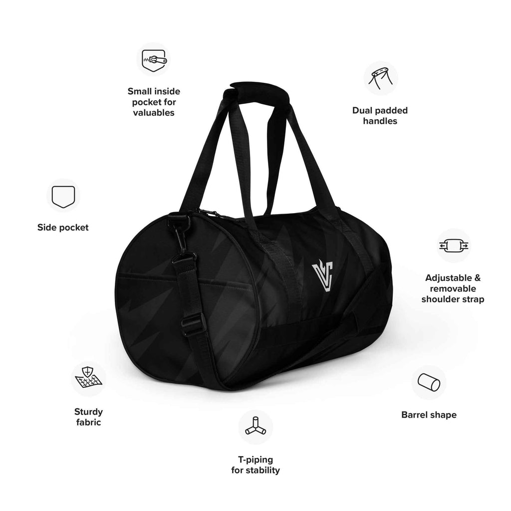 VolCrush White Emblem Gym Bag