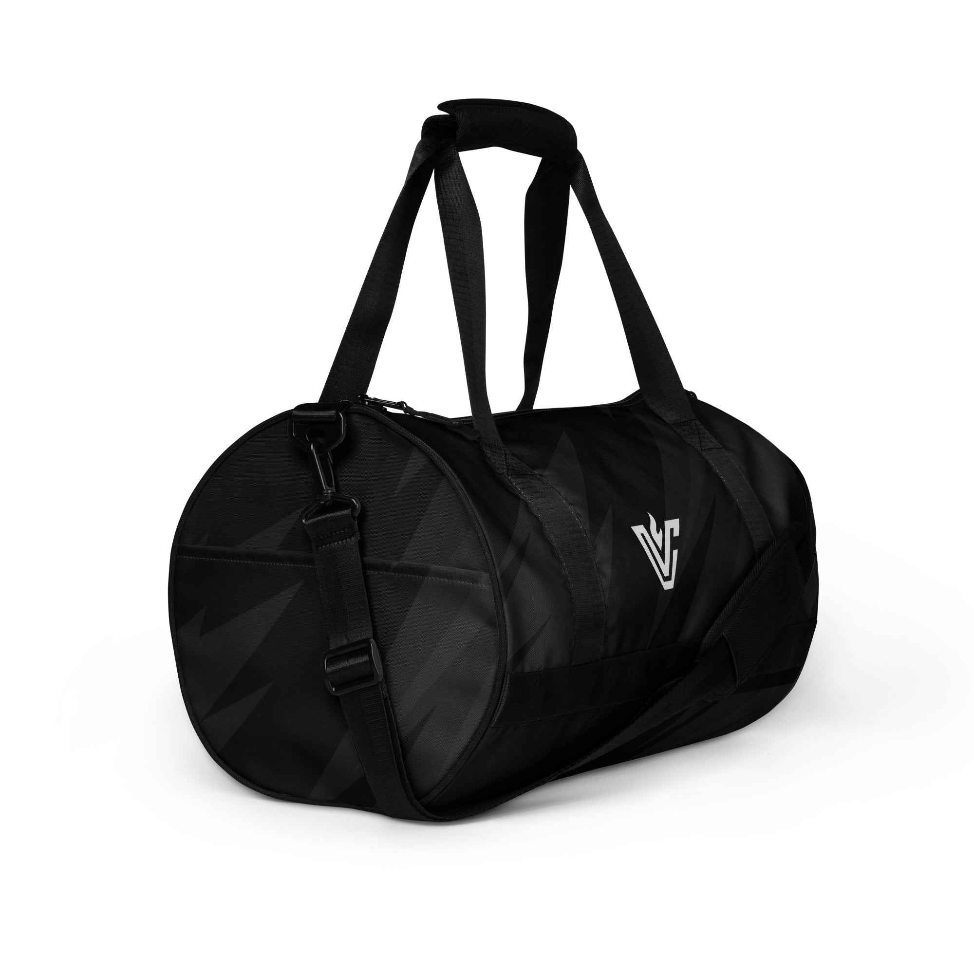 VolCrush White Emblem Gym Bag