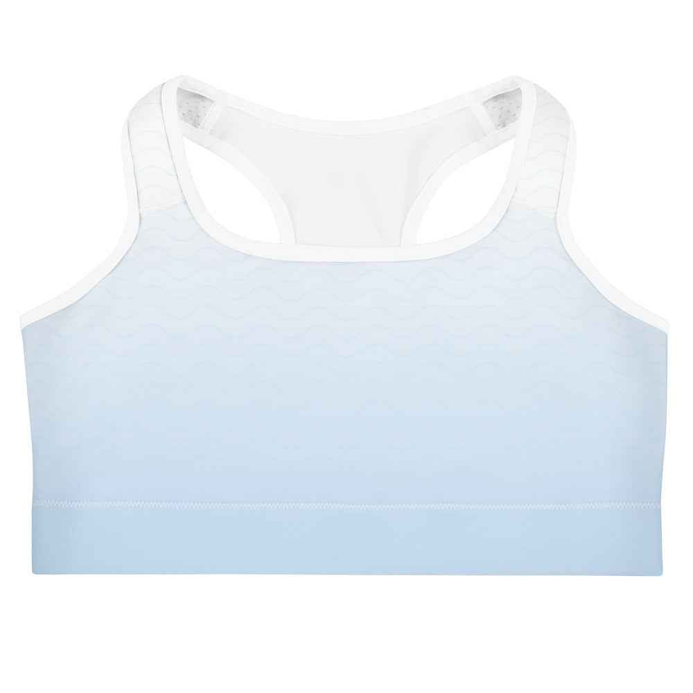 Light Blue Gradient Sports bra