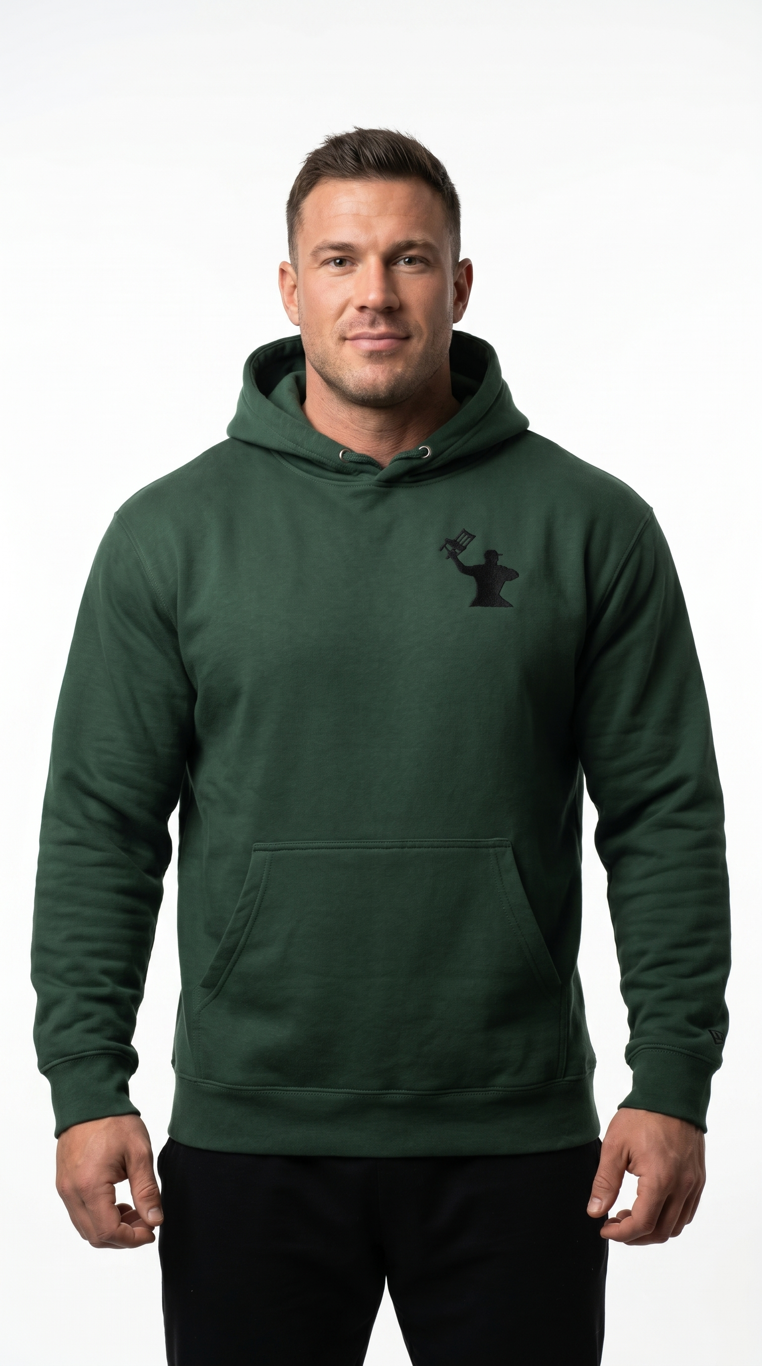 Throw em A Chair Embroidered Hoodie