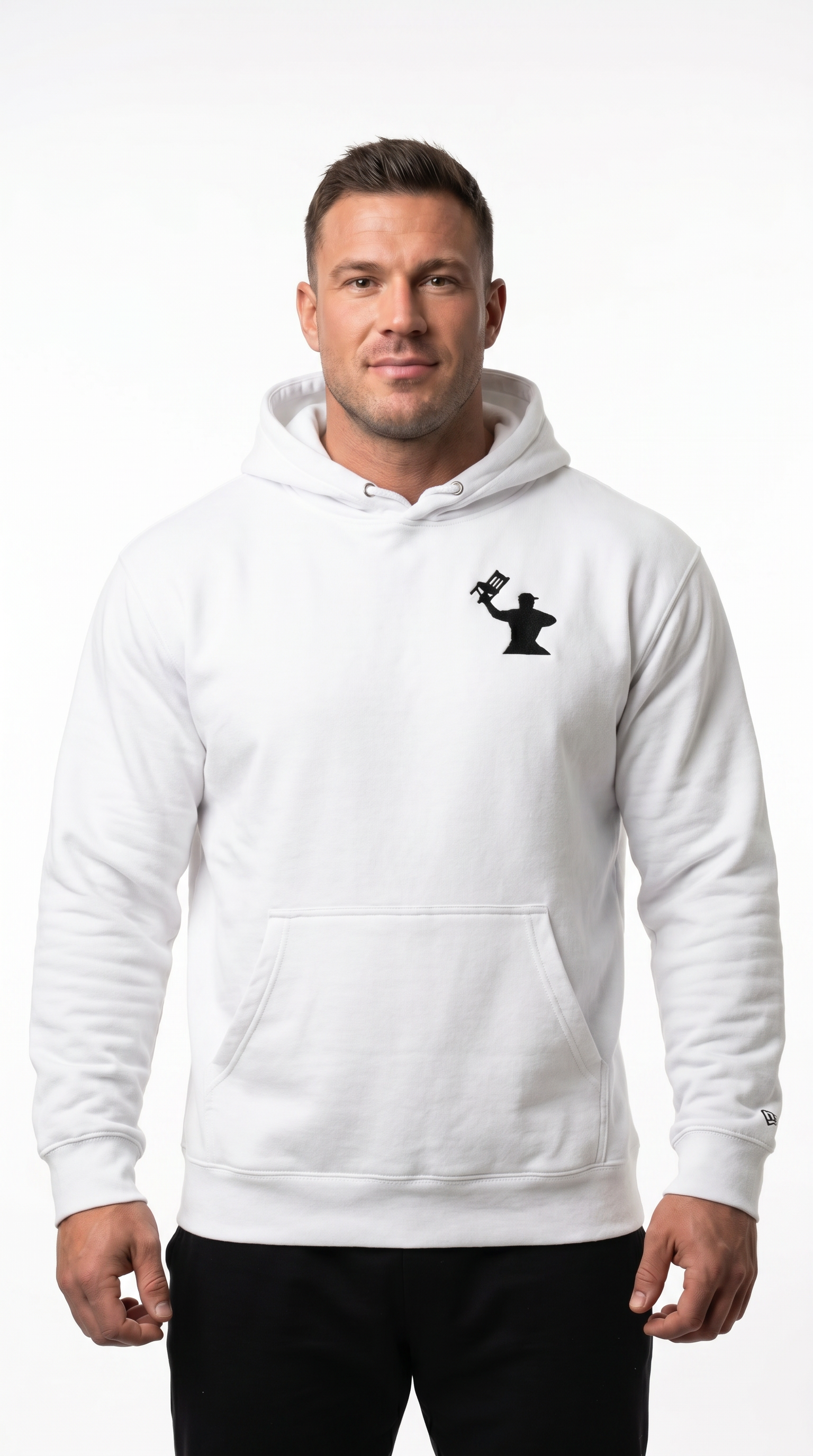 Throw em A Chair Embroidered Hoodie