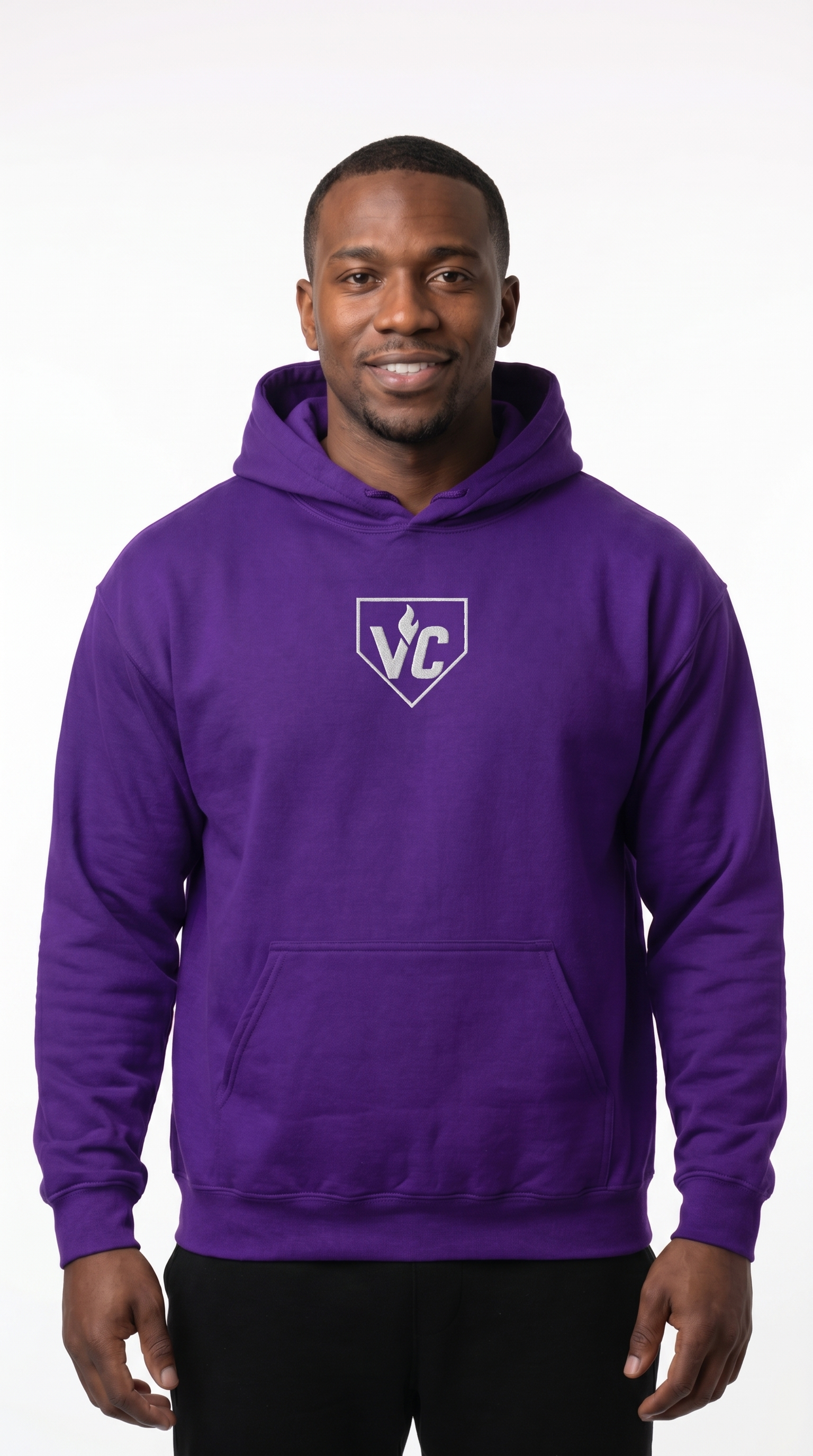 VolCrush Baseball Embroidery Hoodie