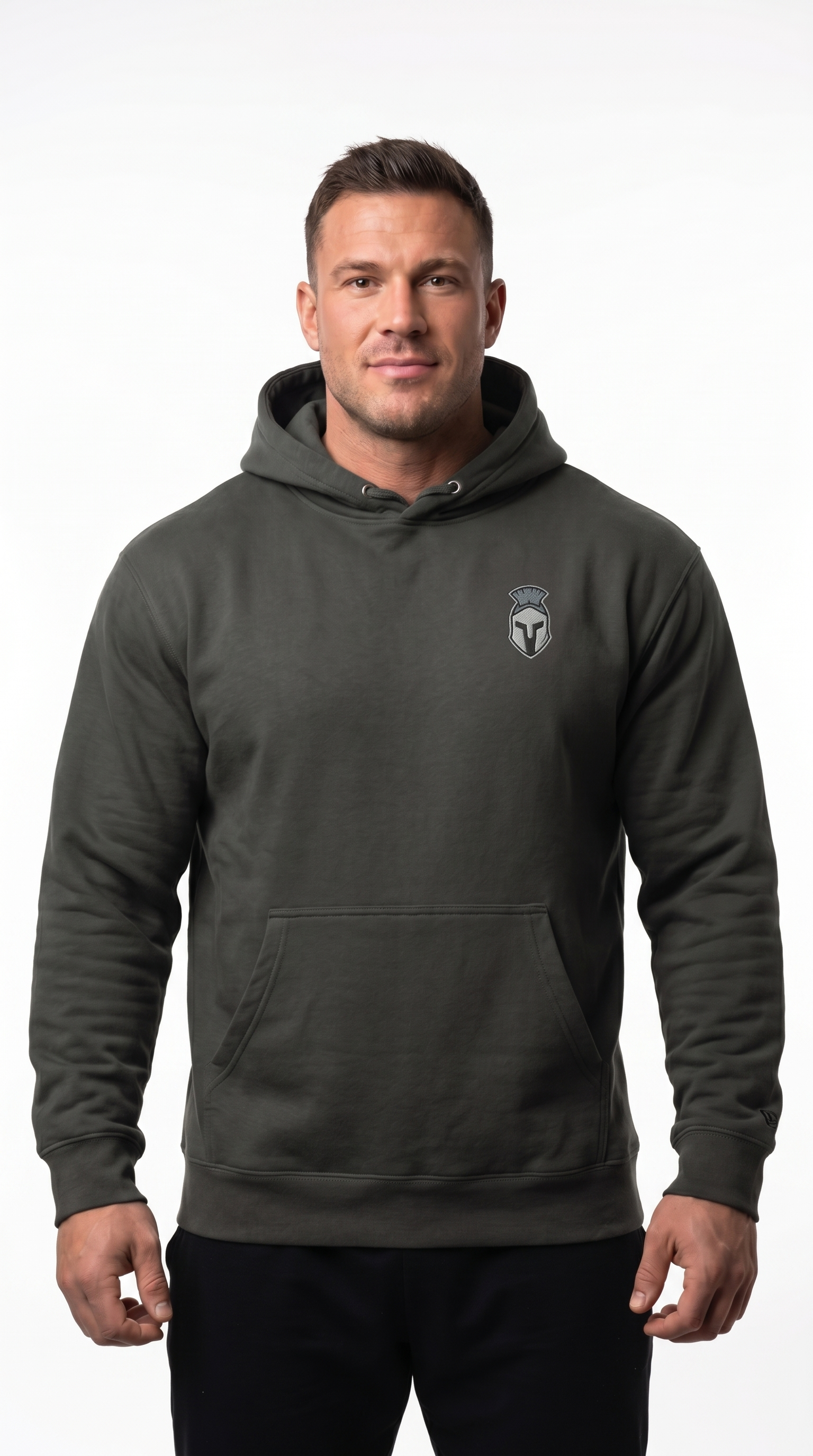 Warrior Mode Embroidery Hoodie