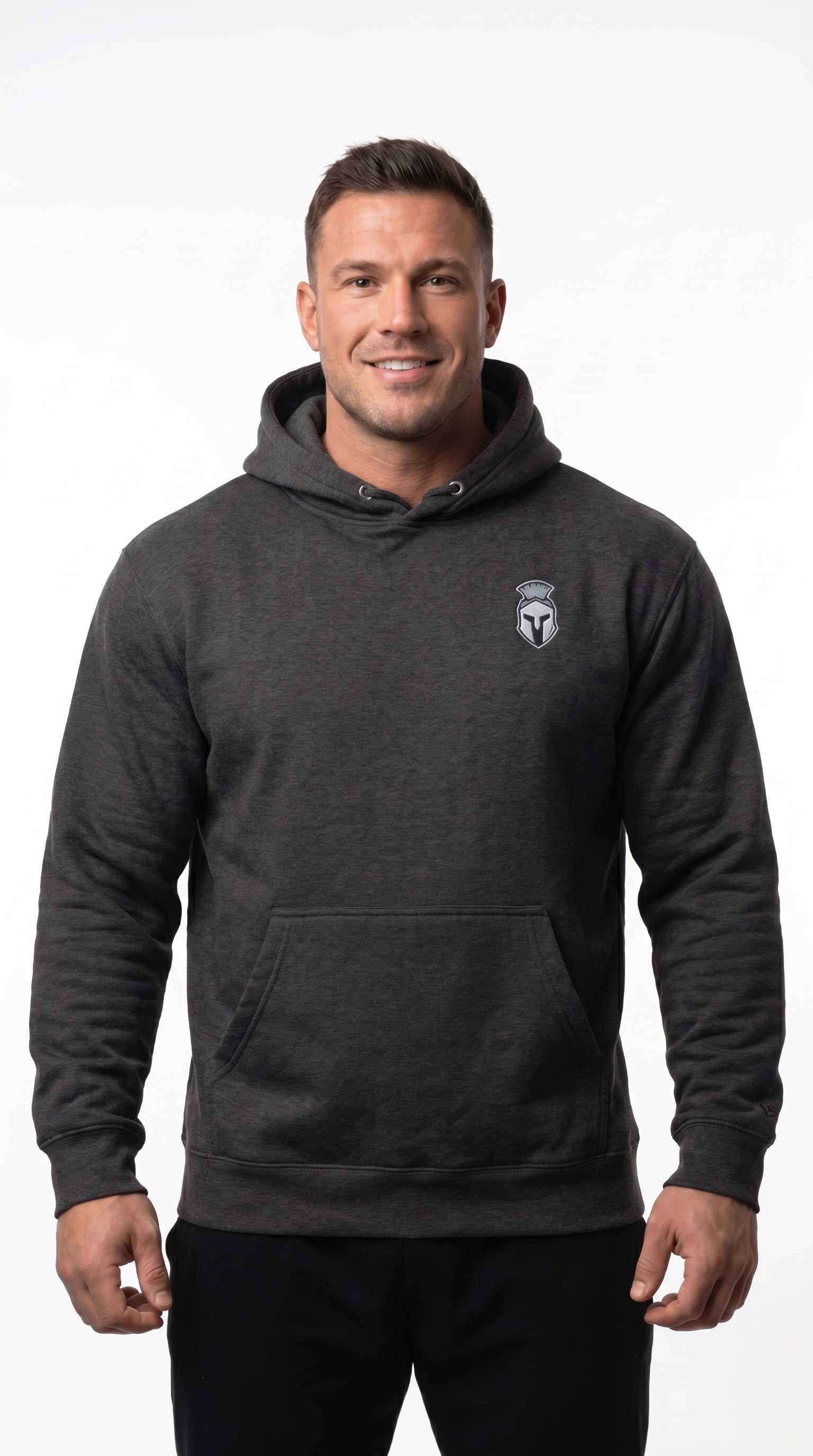 Warrior Mode Embroidery Hoodie