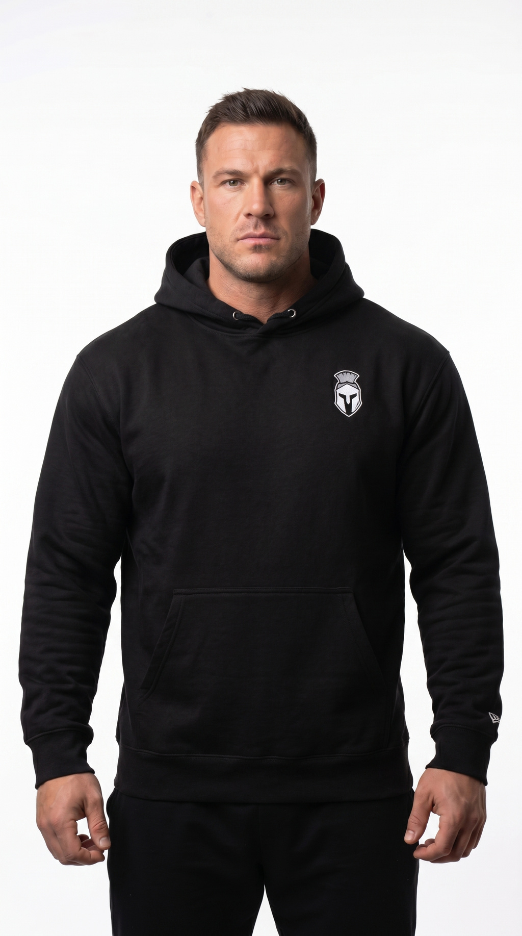 Warrior Mode Embroidery Hoodie