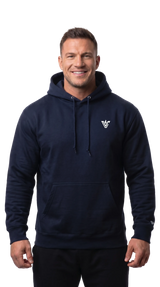 VolCrush White Emblem Hoodie