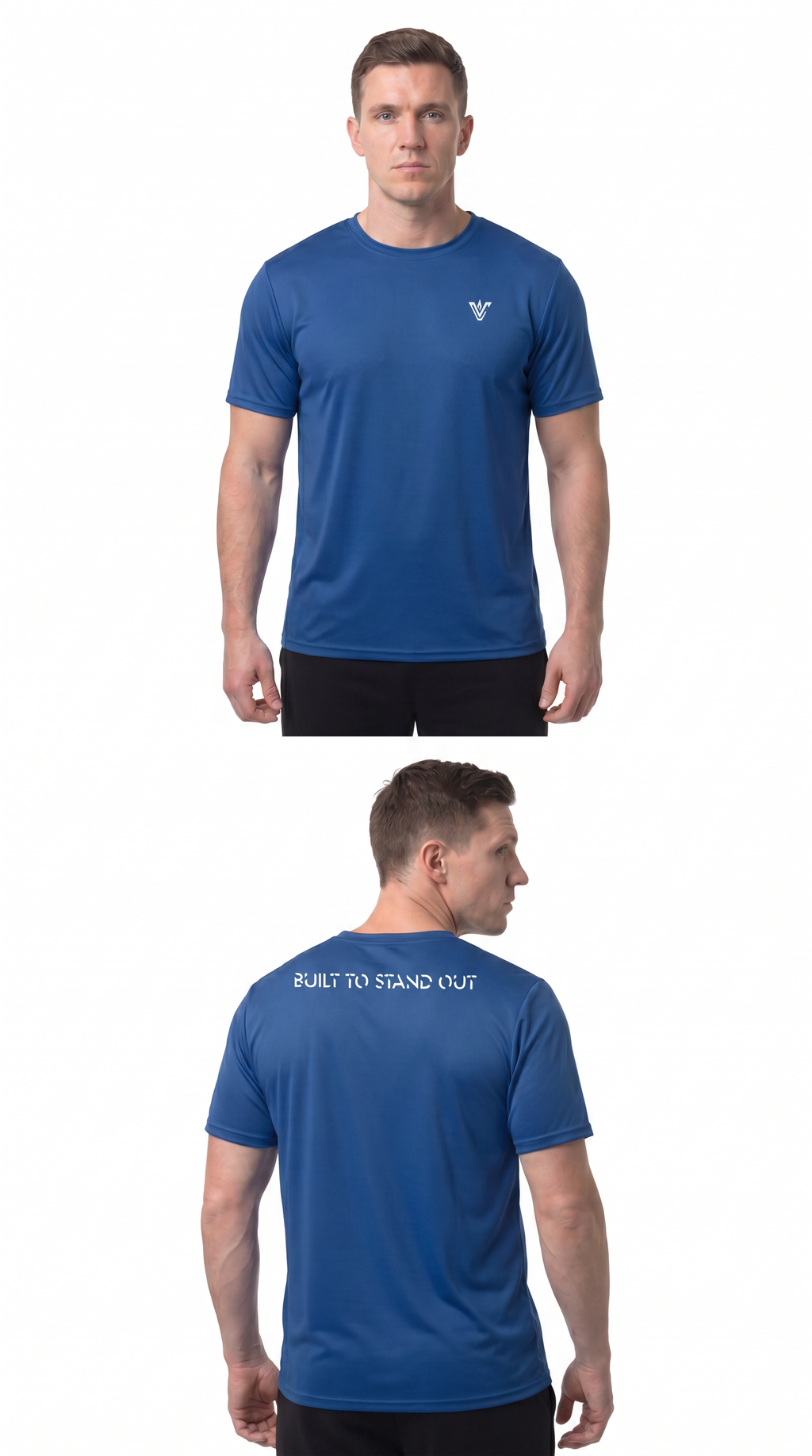 Volcrush White Emblem Gym Shirt