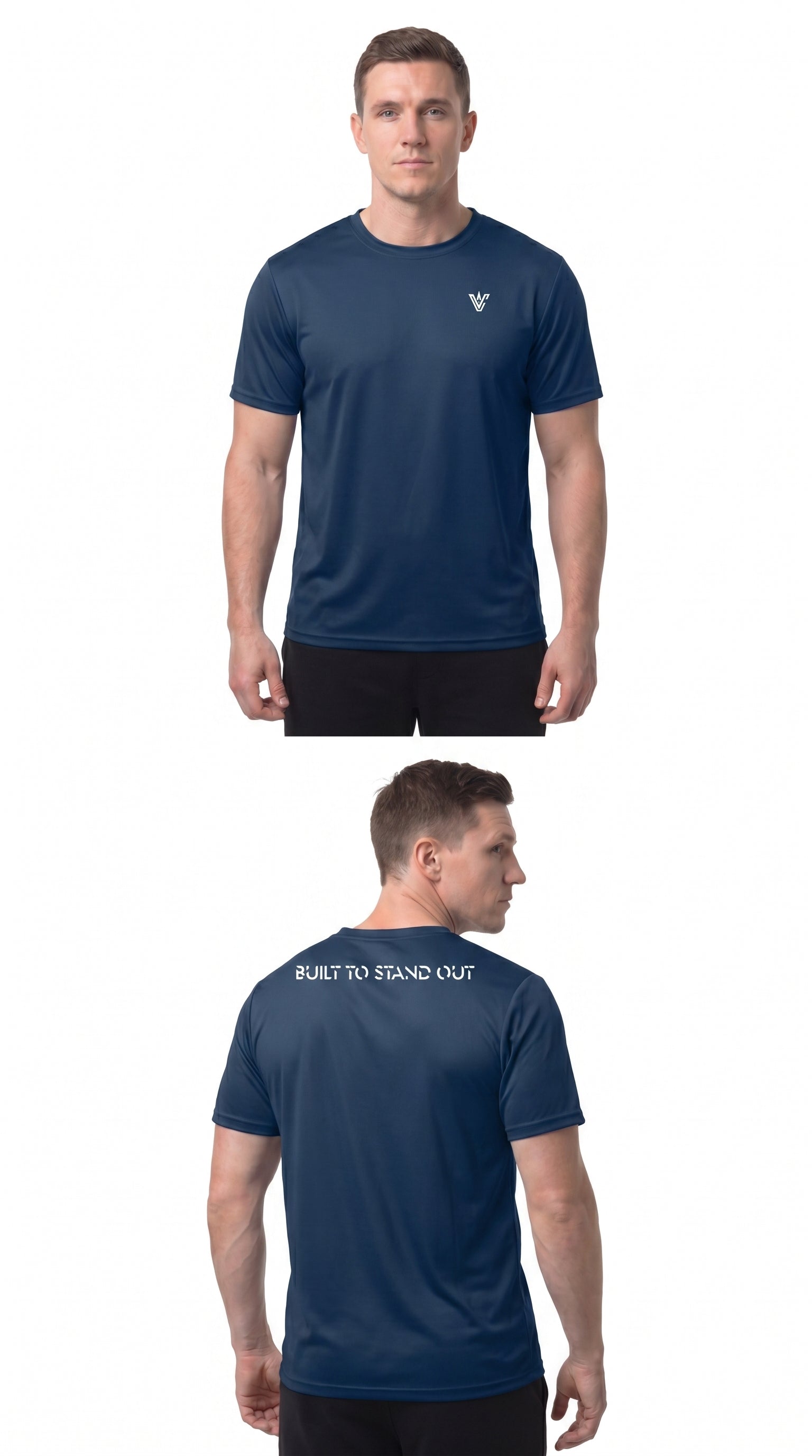 Volcrush White Emblem Gym Shirt