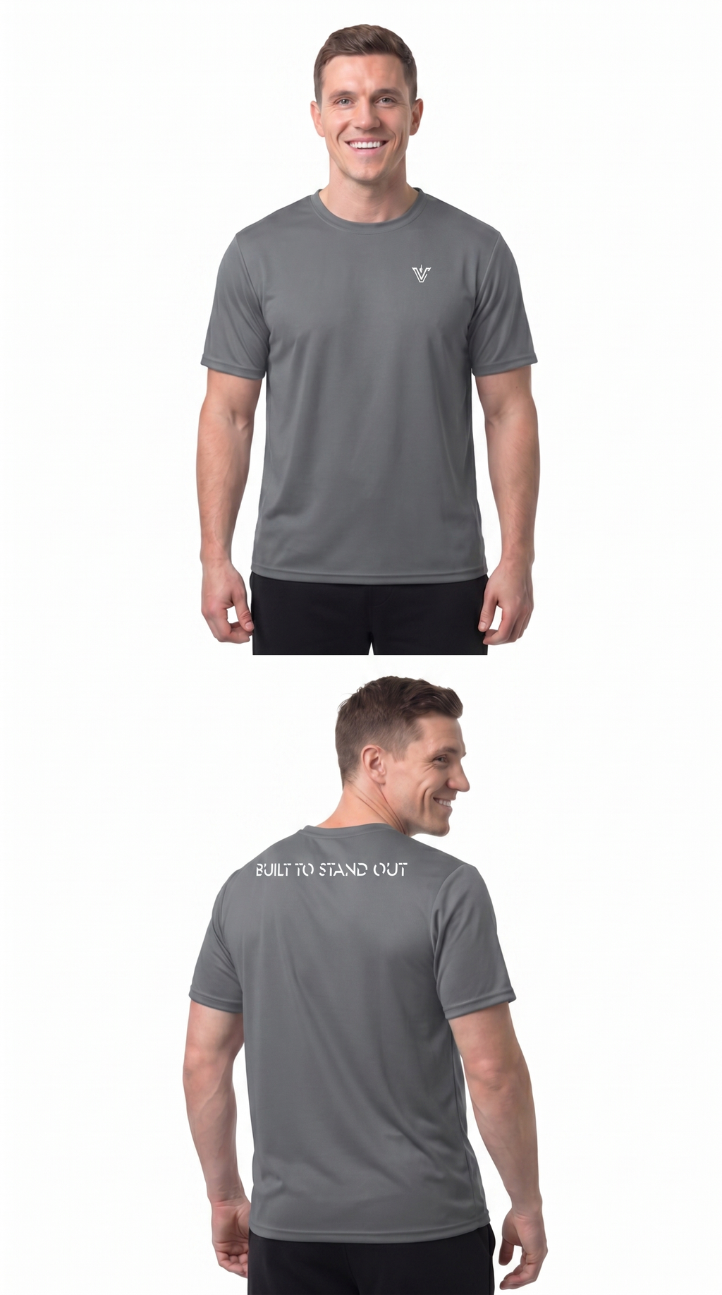 Volcrush White Emblem Gym Shirt