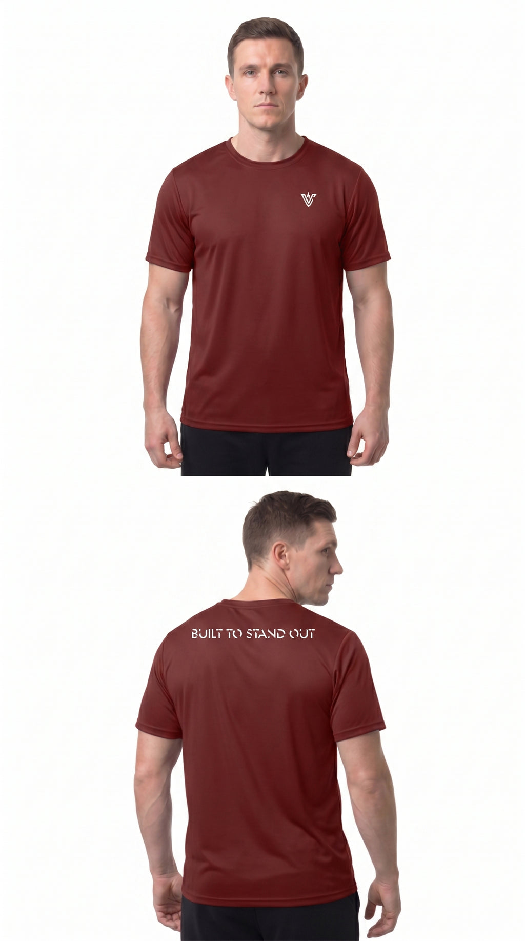 Volcrush White Emblem Gym Shirt