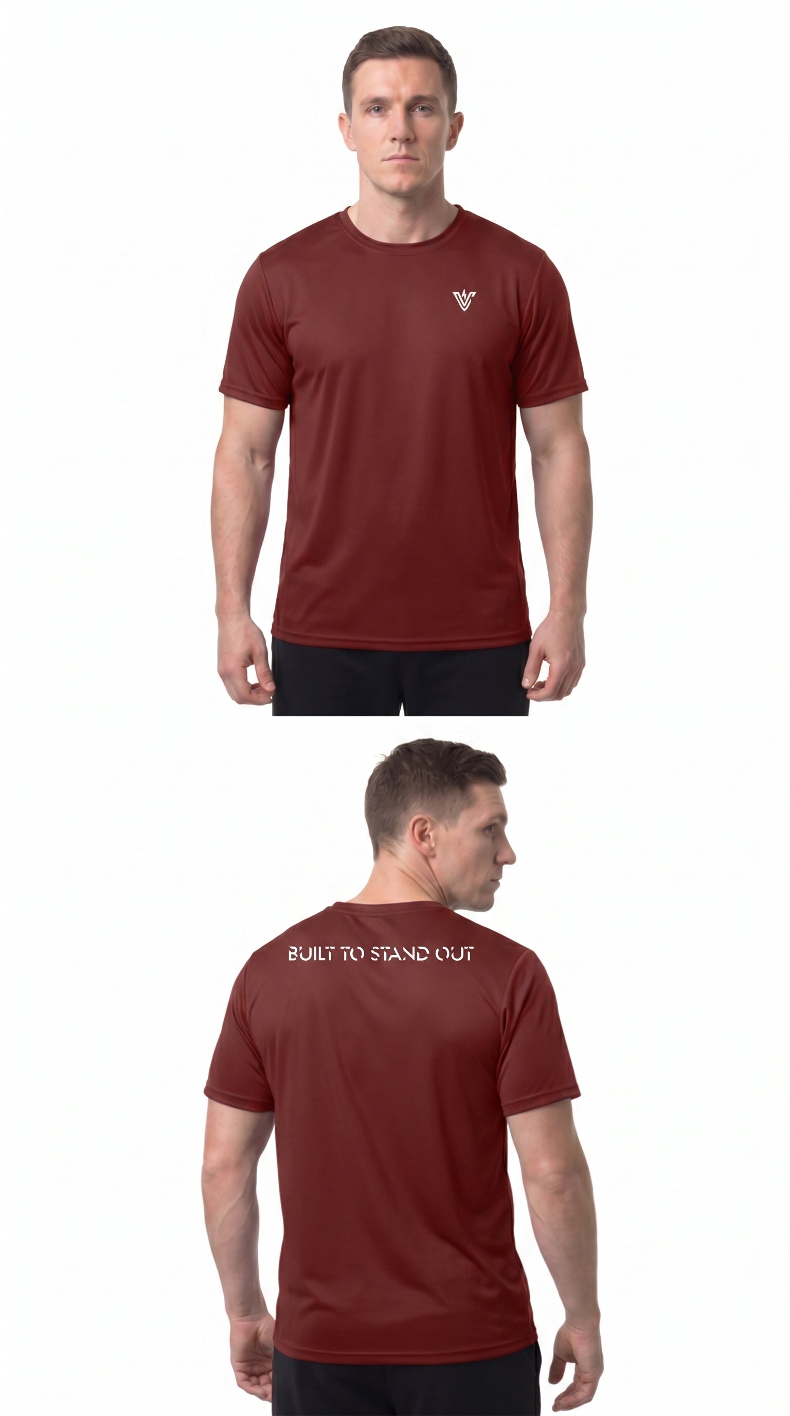 Volcrush White Emblem Gym Shirt