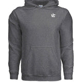 VolCrush White Letter Emblem Hoodie