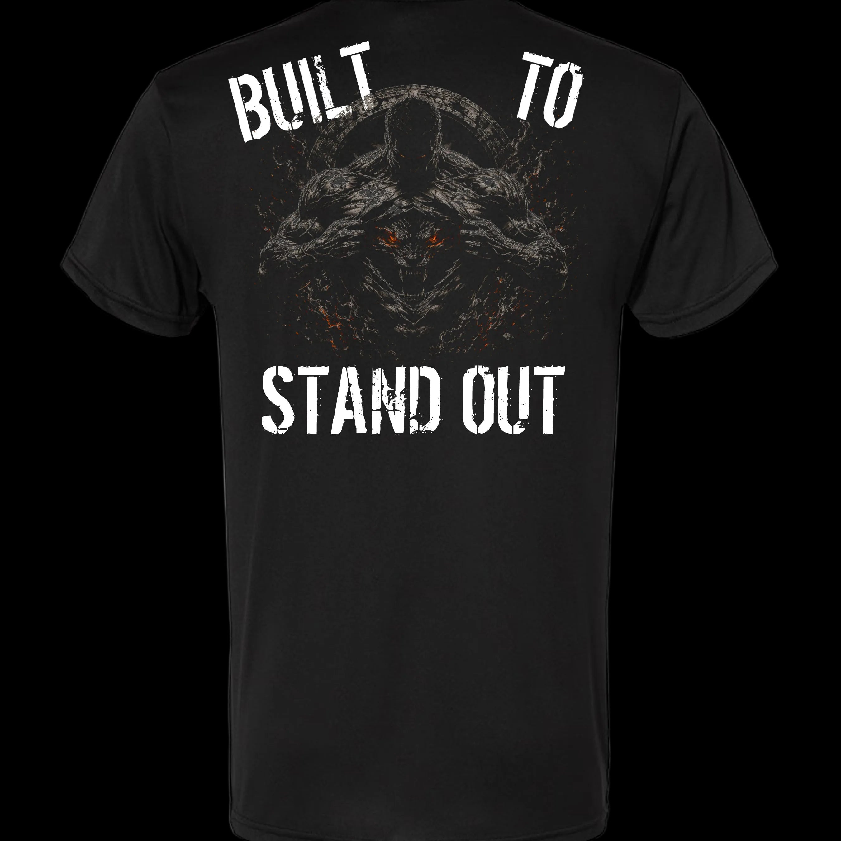 BEAST WITHIN Performance T-Shirt back graphic